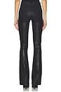 view 4 of 6 Selma High Rise Sleek Baby Boot Pant in Noir Coated