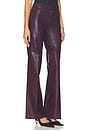 view 2 of 6 Scottie High Rise Wide Leg Pant in Dark Malbec Coated