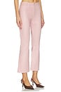 view 2 of 6 Kendra High Rise Crop Flare in Pale Rose