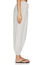 view 3 of 6 Mariko Jogger With Zipper in Light Pewter