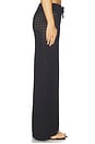 view 3 of 6 Gaelle Pointelle Knit Pant in Black