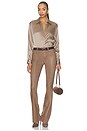 view 5 of 6 Ruth Straight Leg Pant in Cardamom Coated