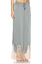 view 2 of 6 PANTALÓN MIREL LACE TRIM DRAWSTRING  in Smokey Olive & Praline