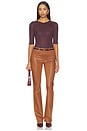 view 6 of 6 Selma Sleek Baby Boot Pant in Java Coated Jaco