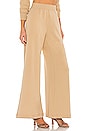 view 2 of 4 Luxe Lounge The Campbell High Rise Wide Leg Pant in Camel