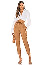 view 4 of 4 Roxy Paperbag Cargo Pant in Dark Camel
