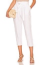 view 1 of 4 Heather Paperbag Pant in Blanc