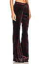 view 2 of 4 PANTALON LANE in Black & Red Medallion Paisley