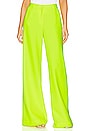 view 1 of 4 PANTALON PILAR in Chartreuse