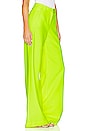 view 2 of 4 PANTALON PILAR in Chartreuse