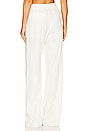 view 3 of 5 Pilar Wide Leg Pant in Ecru & Gold