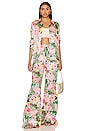 view 4 of 4 Gavin Wide Leg Pant in Pink Blush Tropical Floral