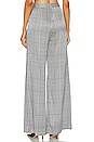view 3 of 4 Gavin Wide Leg Pant in Ivory & Black Plaid
