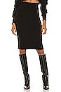 view 1 of 4 Jessica Knit Midi Skirt in Black