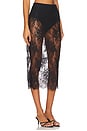 view 2 of 6 Makena Lace Pencil Skirt in Black