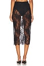 view 4 of 6 Makena Lace Pencil Skirt in Black