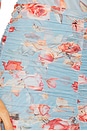 view 6 of 6 Isodora Mesh Midi Skirt in Light Blue Tapestry Floral