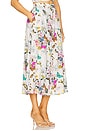 view 2 of 6 Seina Midi Skirt in White Charonda Butterfly