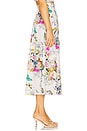 view 3 of 6 Seina Midi Skirt in White Charonda Butterfly