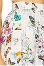 view 6 of 6 Seina Midi Skirt in White Charonda Butterfly