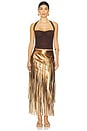 view 5 of 6 SAIA COM TACHAS KAROLINA in Metallic Bronze Gold