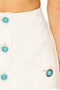 view 6 of 6 Truman Mini Skirt in Ivory