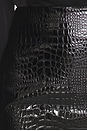 view 6 of 6 Gerard Croc Mini Skirt in Black