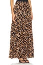 view 2 of 6 Torin Pleated Maxi Skirt in Leopard