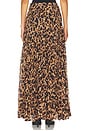view 4 of 6 Torin Pleated Maxi Skirt in Leopard