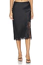 view 1 of 6 Tico Lace Midi Skirt in Black