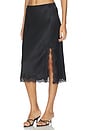 view 3 of 6 Tico Lace Midi Skirt in Black
