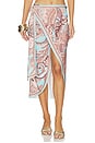 view 1 of 6 Marena Sarong in Ice Blue Multi
