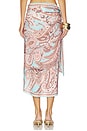 view 4 of 6 Marena Sarong in Ice Blue Multi