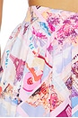 view 6 of 6 Seina Midi Skirt in Light Pink Multi Small Postcard Print