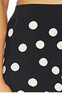view 6 of 6 FALDA MAE in Black & Ecru Polka Dot
