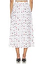 view 4 of 6 FALDA SEINA MIDI in Ivory Multi Lipstick