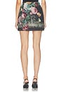 view 5 of 6 FALDA MARSEILLE  in Black Multi Rose Tapestry
