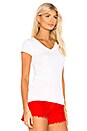 view 2 of 4 Becca V-Neck Tee in White