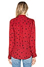 view 3 of 4 MARIPOSA 블라우스 in Lacquer Red & Black