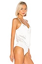 view 3 of 5 Mariela Racer Bodysuit in Ivory