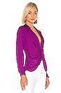 view 2 of 4 Mariposa Blouse in Bright Plum