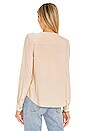 view 3 of 4 Lucca Military Blouse in Light Champagne