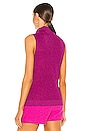 view 3 of 5 Sabrina Sleeveless Turtleneck in Rose Violet