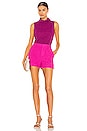 view 4 of 5 Sabrina Sleeveless Turtleneck in Rose Violet