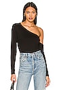 view 1 of 5 Hattie Long Sleeve Off On shoulder Top in Black
