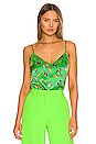 view 1 of 4 Jane Spaghetti Strap Top in Pop Green