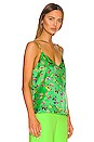 view 2 of 4 Jane Spaghetti Strap Top in Pop Green