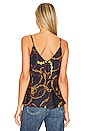 view 3 of 4 Lexi Camisole in Midnight & Gold Lasso Chain