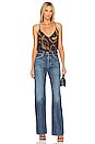 view 4 of 4 Lexi Camisole in Midnight & Gold Lasso Chain