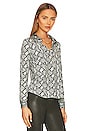 view 2 of 4 Harmony Blouse in Sage Multi Paloma Snake
